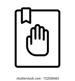 oath icon. donation icon. hand icon illustration eps10