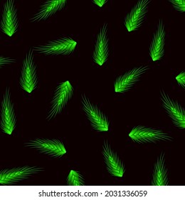 Oatmeal green with a black background