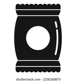 Oatmeal snack bar icon simple vector. Healthy food. Sweet pack