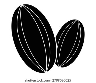 Oatmeal vector icon, Organic breakfast food design. Vector illustration.