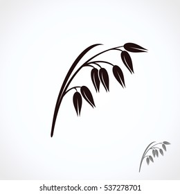 Oats collection set. Vector