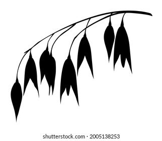 oats clipart black and white tree