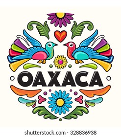 Oaxaca Amate Heart Print - Illustration