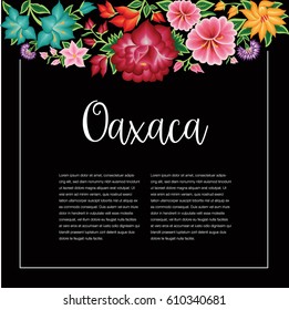 Oaxaca, México - Floral Composition – Copy Space