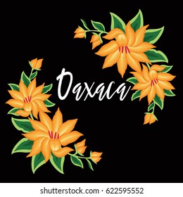 Oaxaca, Mexico - Floral Composition