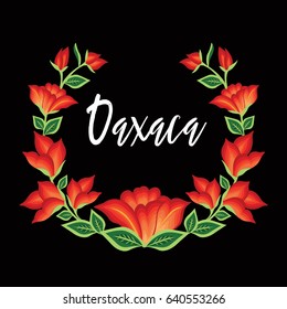 Oaxaca, Mexico - Floral Composition 