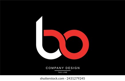 OB, BO Abstract Letters Logo Monogram Design