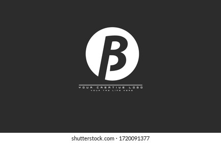 OB BO abstract vector logo monogram template