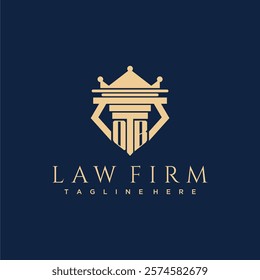 OB initial monogram logo for lawfirm vector design