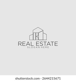 OB initial monogram logo for real estate with luxury building style