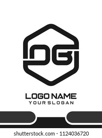 OB logo letter initial, Abstract polygonal Background Logo,