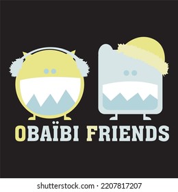 Obaibi Friends Vector Design for Kids Wear