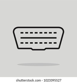 OBD2 diagnostic port icon