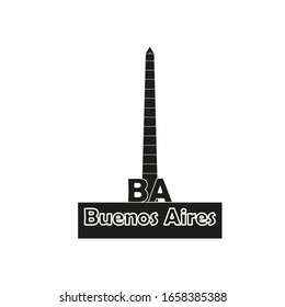 obelisk buenos aires Vektorillustration Symbol