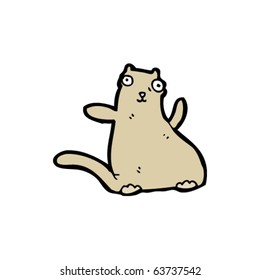obese pet cartoon