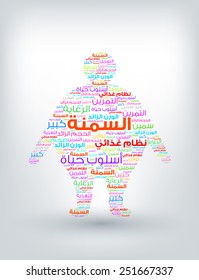 Obesity in Arabic words