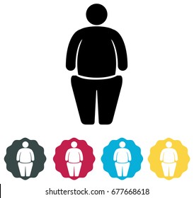 Obesity - Bariatric Surgery icon - Illustration