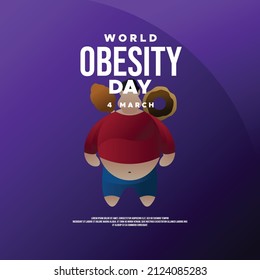 Obesity Day Background Template Design
