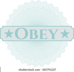 Obey abstract linear rosette