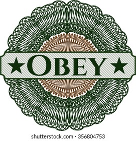 Obey abstract linear rosette