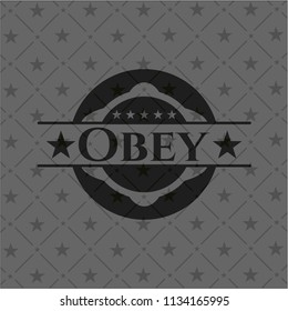 Obey black badge