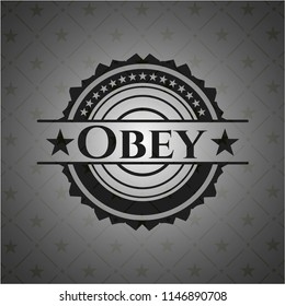 Obey black badge