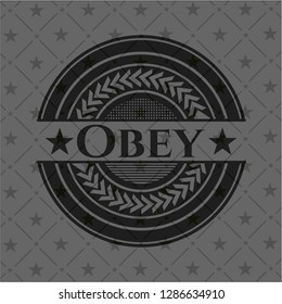 Obey dark emblem