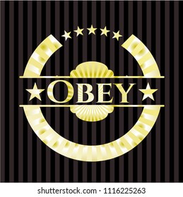 Obey gold badge