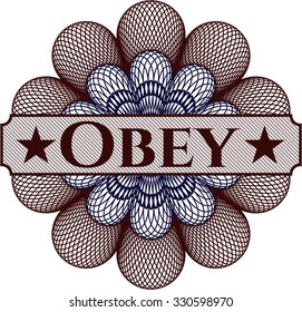 Obey linear rosette