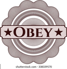 Obey linear rosette