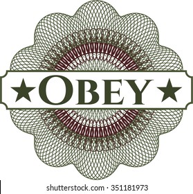 Obey linear rosette