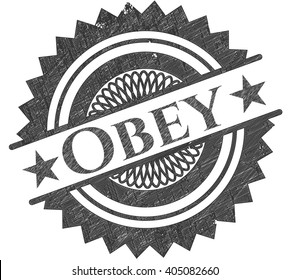 Obey pencil draw