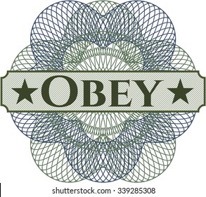 Obey rosette