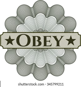 Obey rosette