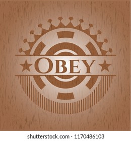 Obey wood emblem