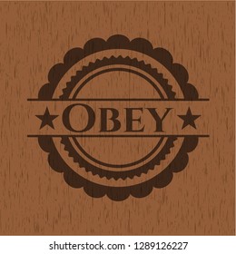 Obey wood emblem