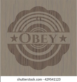 Obey wood emblem