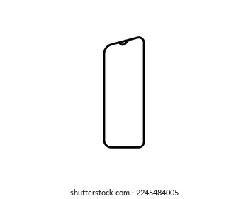 obile Frame Mockup Design Vector Art Clipart Transparent