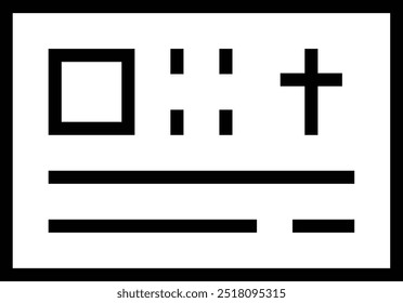 obituary icon. Thin linear style design isolated on white background