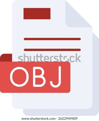 Obj Line vector Icon Design
