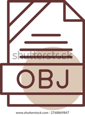 OBJ New Icon Design Creative