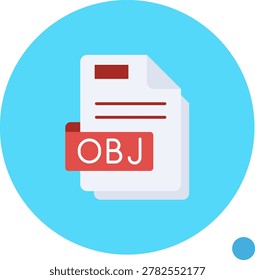 Obj vector Icon Design Illustration