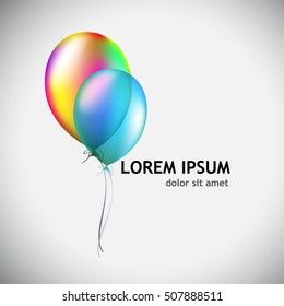 object balloon. Vector