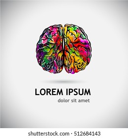 object brain. Vector