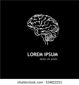 object brain. Vector