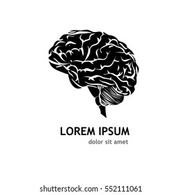 object brain. Vector.