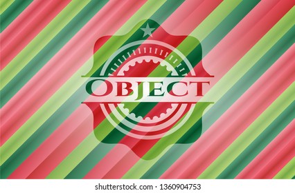 Object christmas badge.
