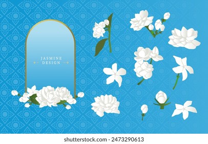 object element set of jasmine for Thailand mother's day