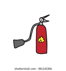 Object fire extinguisher safety equipment