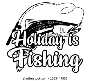 [object fishing logo and fish logo, suitable for fishing, shops, bussines, water mascot icon